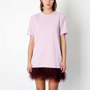 Le Superbe, Avian Fearher Dress-  in amethyst, Size M, NWT